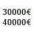 Prix entre 30000-40000€